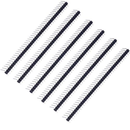 Image of 30 Pcs Right-Angle Header Pins 2.54 mm Male Pin Headers Connector for PCB Breadboard