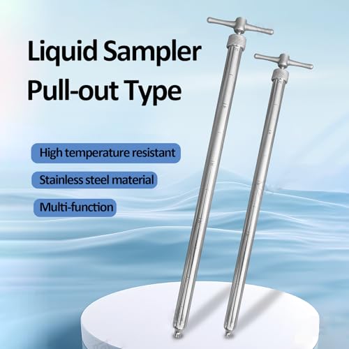Échantillonneur de Liquide en Acier Inoxydable avec échelle de Mesure pour Laboratoire, Recherche Scientifique et Applications industrielles