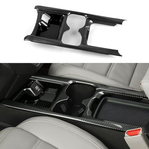 Image of for Honda CR-V 2017 2018 2019 Accessories Cup Water Frame Decals CRV ABS Carbon Fiber Stickers, B