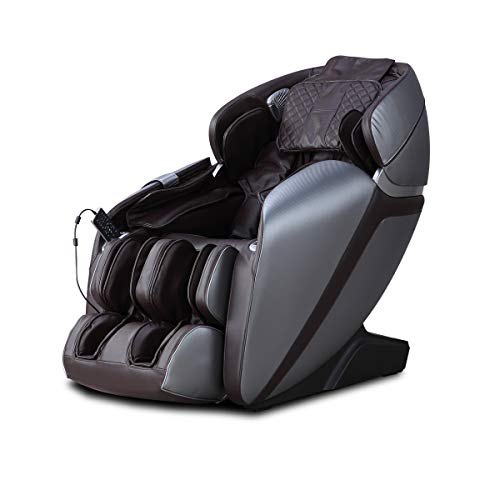 Kahuna Chair LM-7000 Brown â€“ Fully Assembled Full-Body 12 auto Programs with Manual Target spot Control Voice Commands, Space-Saving Massage Chair with airbag Massage with Zero-Gravity