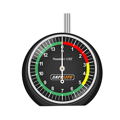 SAFELIFE Dial Type Tire Tread Gauge