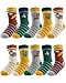 Produktbild Kyopp 10 Paar Socken Jungen 25-28 Gestreift Kindersocken Lustig Dinosaurier Cotton Socken Kinder Mädchen Socks 25-28