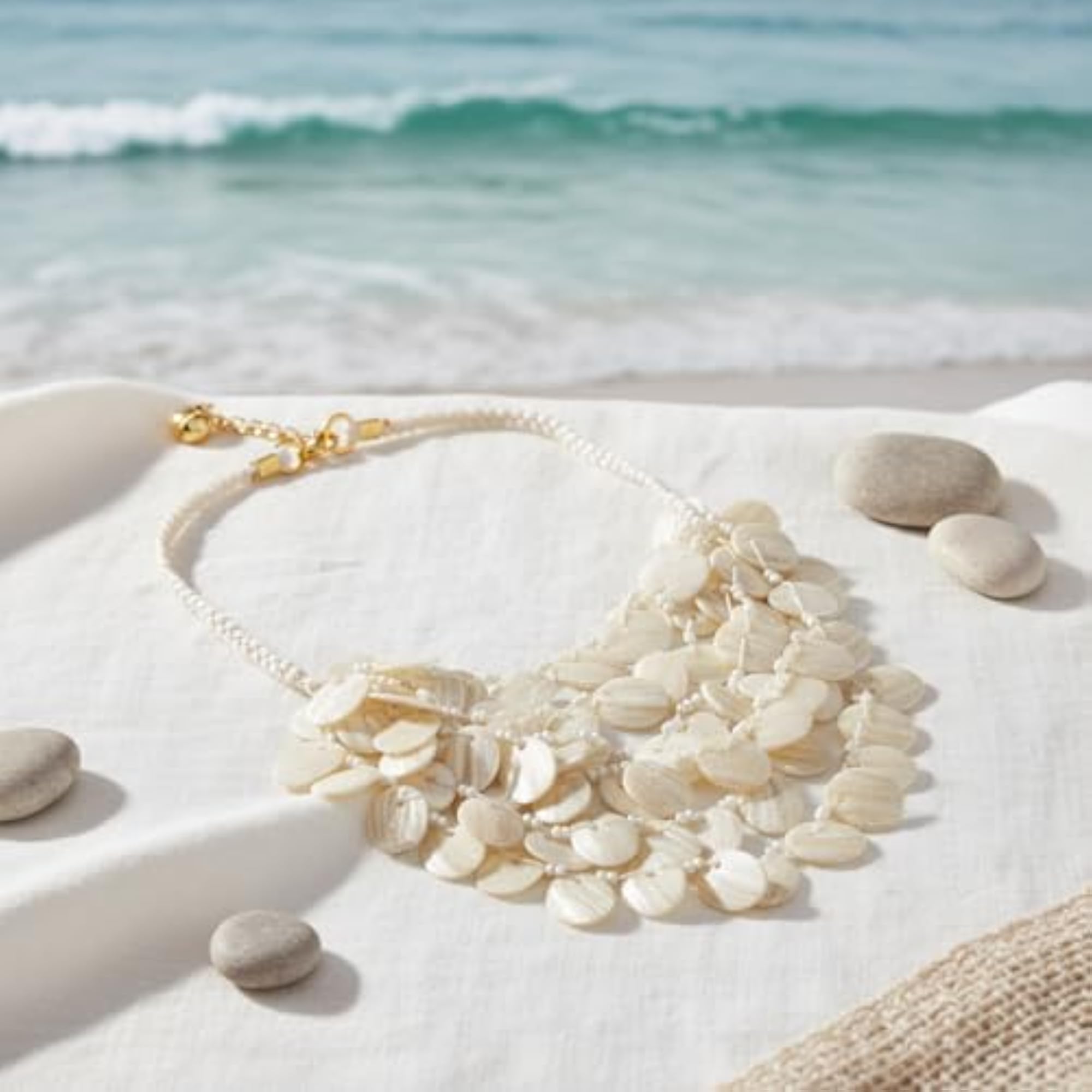 Trendy Shell Seep Necklace for Women and Girls