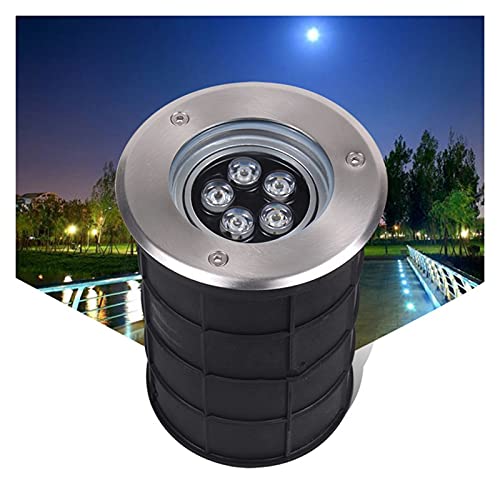WZYDYDY Alta Luminosità Faretto da Esterno ad Incasso Angolo Regolabile 85-265V Faretti Incasso LED A Pavimento IP67 Impermeabile Segnapasso LED per Giardini, Terrazzi, Vialetti(Yellow Light,3W)