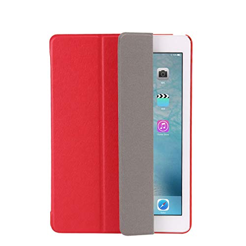 Mobestech Tablet Case Slim Fit Smart Case Trifold Stand Ultra-thin Auto Wake Sleep Function Wrap Fold Leather Cover Case 9.7 inch (Red)