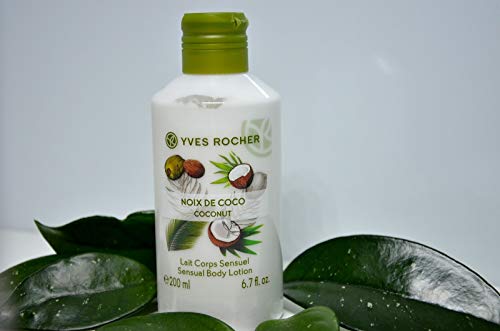 Yves Rocher Les Plaisirs Nature Sensual Body Lotion - Coconut (6.7 Fl.oz.) #TOP3