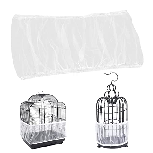 LICHUANUK Covers for bird cages bird cage, dirt catcher, bird cage seed catcher, for cages with a circumference of 100-170 cm