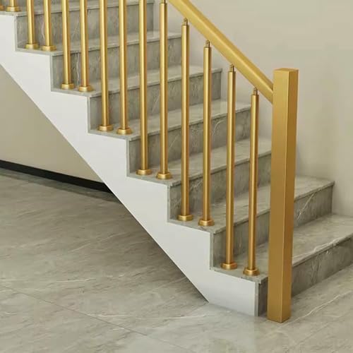 Balaustre de escalera de hierro ajustable con kits completos de montaje en suelo 8