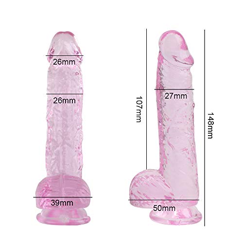 iTimo Siliconen dildo, met zuignap, kunstmatige penis, diameter: 2,7 cm, 14,8 cm lang (wit) - Afbeelding 6