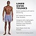 Chubbies Mens Swim Trunks 5.5'', Lined Classic 4-Way Stretch Mens Shorts, Board Shorts with Built-in Boxer Brief Liner, The Spades, Medium