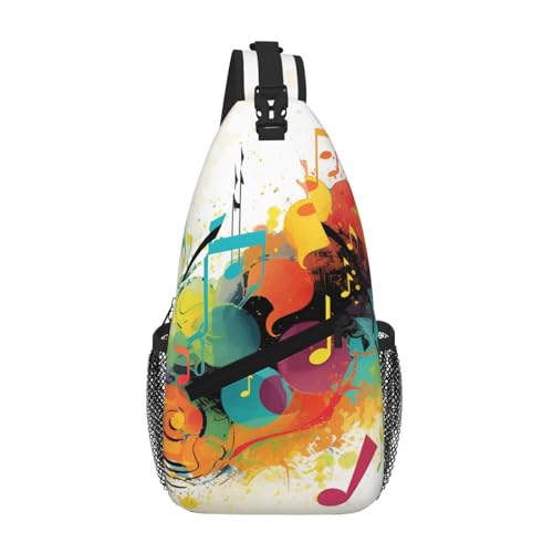 Bolso Tipo Sling Abstracto para Montañismo y Viaje miniatura 1