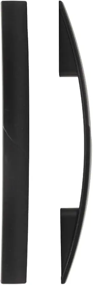 Kit 8 Puxadores de Gaveta para Banheiro, Armário, Cozinha, Quebec (Preto Fosco)