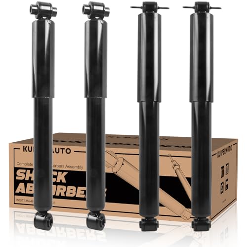 KUIPERAUTO Front and Rear Complete Shock Absorbers Struts Assembly Set 344266 344263 Compatible for 1988-1999 Chevy/GMC K1500 Compatible for 1988-2000 Chevy/GMC K2500 Shocks strut Assemblies 2PCS