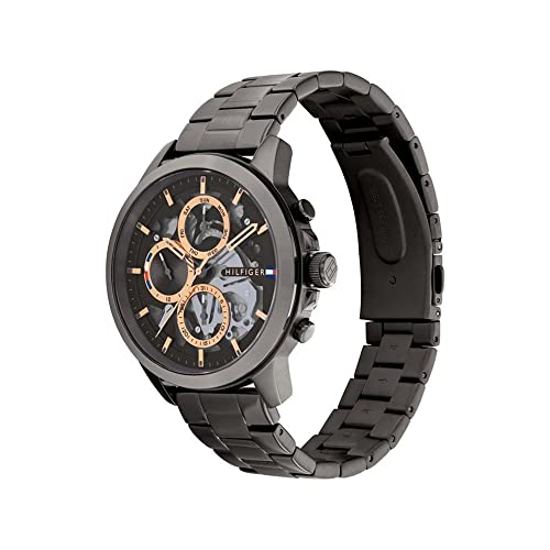 Tommy Hilfiger Analog Black Dial Men's Watch-NSTH1791986 - Image 3