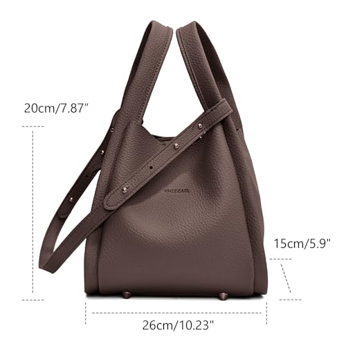 Bucket Bags for Women Vegan Leathe Crossbody Bags Trendy with Removable Shoulder Strap Mini Bucket Purses Handbag3