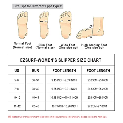 Ezsurf Womens Fuzzy Outdoor House Slippers Super Soft Fur Slip On Slippers Cozy Plush Faux Fur Scuff Slippers Indoor Fluffy Slipper Shoes Rubber Sole,Chestnut 9-10 #TOP6