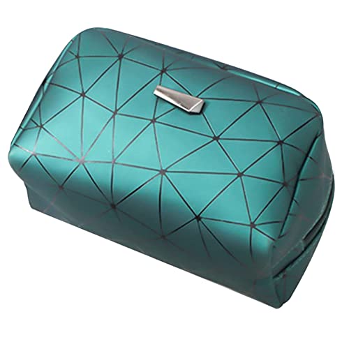 Neceser Portátil De Gran Capacidad PU Bolsa De Maquillaje Ligera con Divisores Impermeable Organizador De Cosméticos PU para Accesorios De Viaje, Champú, Regalo para Mujeres Y Niñas Cover