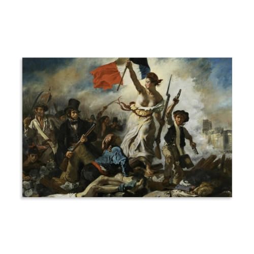 Póster artístico de Eugène Delacroix en alta definición para salones elegantes, 40x61 cm