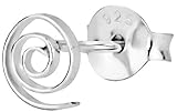 Cartilage Earring Stud: Sterling Silver Tiny Celtic Spiral Cartilage Earring (Sold Individually)
