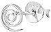 Cartilage Earring Stud: Sterling Silver Tiny Celtic Spiral Cartilage Earring (Sold Individually)