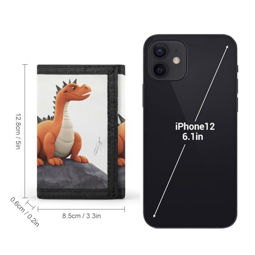 Funny Dragon Trifold Wallet for Men - Money Clip Slim Wallets with Multiple Card Slots Minimalist Small Front Pocket Wallet for Everyday Carry2