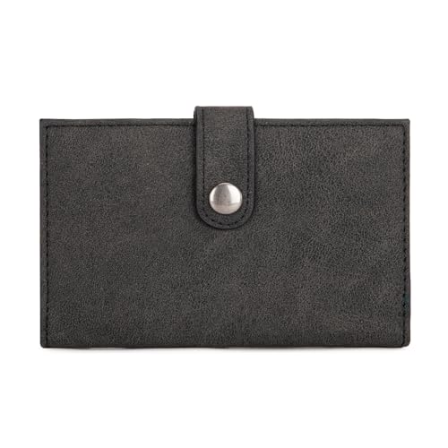 × Wrangler Small Wallet for Women Designer Bifold Wallet Embossed Women'S Wallets, Card Cases & Money Organizers, Black2