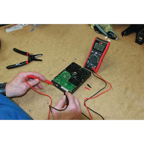 Image of Performance Tool W2971 Digital Multimeter, Volt Amp Ohm Meter with Diode and Continuity Test