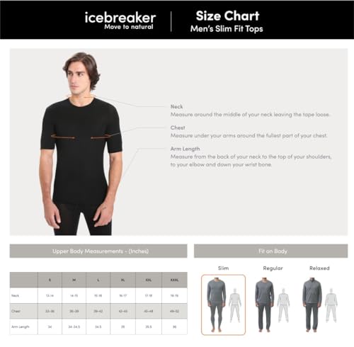 Icebreaker Men's Merino 150 Anatomica Ss V3