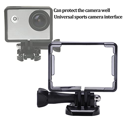 Ashata Frame Mount Housing Case For Sjcam Sj4000 Action Camera, Sj4000 Camera Frame Protector Case, Plastic Camera Video Cage With Riding Mount, All Round Protection #TOP2