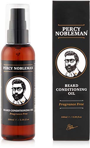 Aceite para barba  Aceite acondicionador de Percy Nobleman especial para barbas  Un suavizante y acondicionador profundo para barbas de hombres (100 ml)