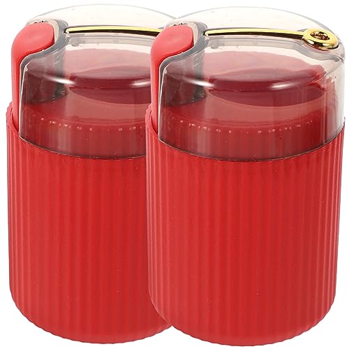 BEBEMOKO 2pcs Toothpick Holder Toothpicks Toothpick Organizer Toothpick Dispenser Container Home Kitchen Toothpick Dispenser Toothpick Storage Case Pressing Automatic Fruit Picks Dispensers