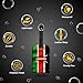 [Pack 2] tag8 Kenya Flag Smart Luggage tag |Trendy Luggage tag ID Identification | Suitcase Tag | Fashionable Digital Name tag | Airline Compliant, SITA World Tracer Code Enabled | Gift idea