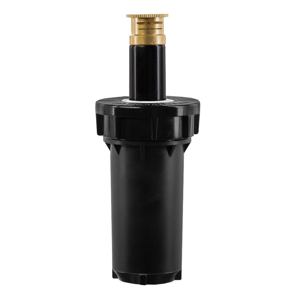 Orbit 80329 2" Professional Series Adjustable Pressure-Regulating Spray Sprinkler Body with Brass 15' Quarter Pattern Nozzle