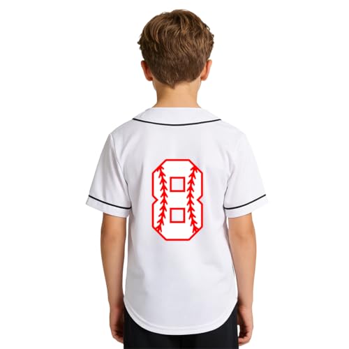 Image of Yuji Itadori Kids Baseball Birthday Shirt 7th 8th 9th 10th Year Old Toddler Boys Girls Shirts Birthday Clothes
