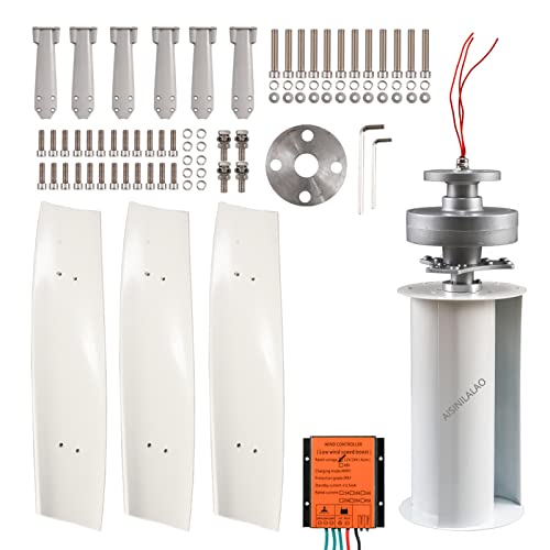9000W Sem ruído Gerador de turbina eólica vertical, kit gerador de turbina de energia eólica 110V/22