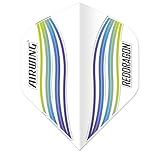 RED DRAGON Airwing Lot de 3 ailettes de fléchettes standard moulées Bleu...