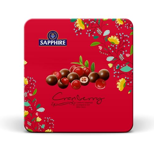 Sapphire Chocolate Coated Nuts- Cranberry, 200g | Chocolates Gift Pack for Christmas | Chocolate Nuts Gift Hampers (B0CKZG7QVV) Amazon Price History, Amazon Price Tracker