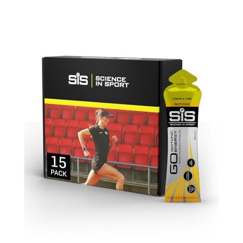 Science in Sport GO Isotonic Energy Gel 15x60ml Lima limón, Vegano   Formulación isotónica con 22g de carbohidratos, Buen aporte de energía, Alternativa ideal a las bebidas isotónicas