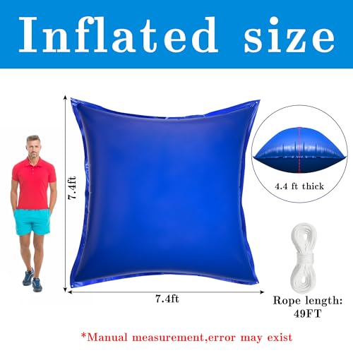 Almohadilla Inflable para Piscina 7.8 x 7.8 pies miniatura 2