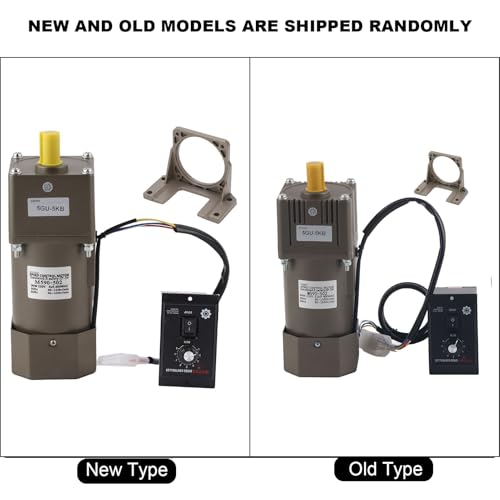 Motor de Engrenagem Assíncrona Monofásico Akozon AC 220V 90W Com Desaceleração e Velocidade Ajustáve