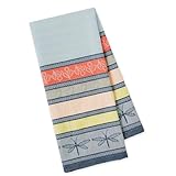 DII Decorative Kitchen Towels, Spring Forage Collection, Floral and Dragonfly Pattern, 18x28 inches (Jacquard Dragonfly)