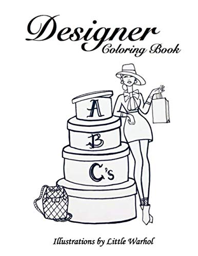 Livre de coloriage designer cahier dessin croquis mode adulte grand format