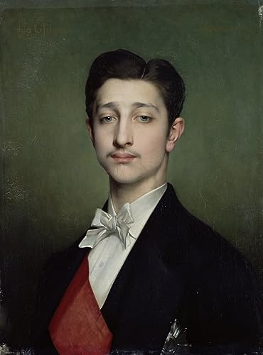 Affiche toile Eugène Louis Napoléon Bonaparte Jules Joseph Lefebvre décoration murale 58x90