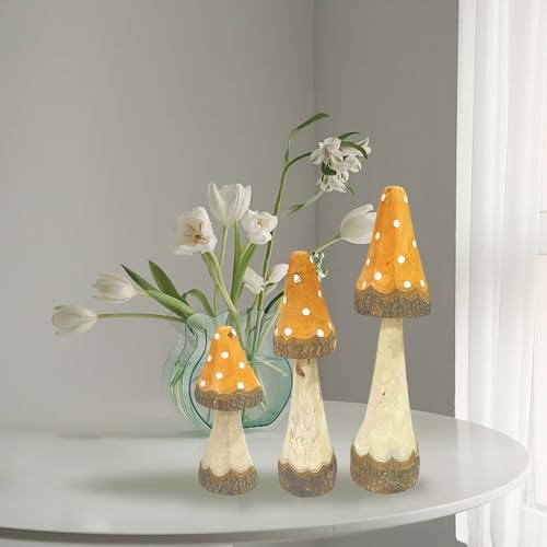Champignon en bois naturel à offrir comme cadeau écoresponsable pour la maison - 5