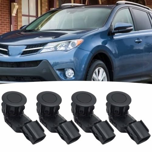Image of Hoypeyfiy 1 or 4Pcs 89341-0C010 Reverse Backup Parking Assist Sensor Replacement for Toyota RAV4 2014-2018, Replacement for Tacoma 2015-2022, Tundra 2014-2021 Replace 89341-0C020 (4)