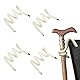 Walking Cane Bendable Halter-Gehstock-Speicher-Grabber-Aufhänger, Krücke Reaching Zubehör für die Befestigung von Krücke an Stuhl, Walker, Mobility Roller, 4-Pcs