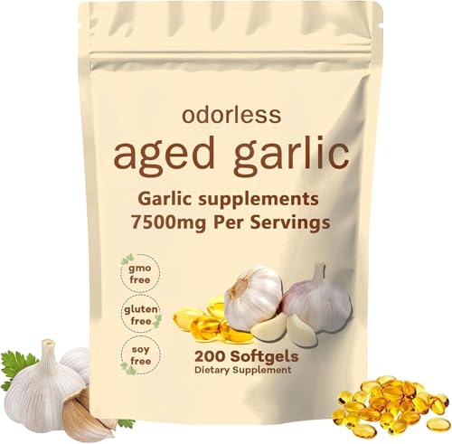 Extracto De Ajo AñEjo 7500 Mg Sin Olor, Microingredientes, ProteccióN Inmunitaria Diaria Para Adultos,1PCS