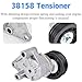 PANNUOSCS Belt Tensioner 38158 Compatible with 1999-2009 Chevy GMC Cadillac Buick Vehicle-Avalanche/Express/Silverado/Suburban/Tahoe/Sierra/Yukon/Savana/Escalade Tensioner Pulley 12554027 12580162