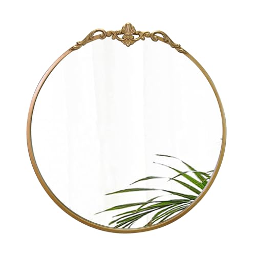 LOVNAHO 24.5 Inch Baroque Gold Mirror