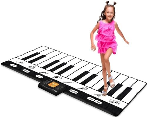 Keyboard Playmat 71" - 24 Keys Piano Play Mat - Piano Mat has Record, Playback, Demo, Play, Adjustable Vol. - Original - by Play22